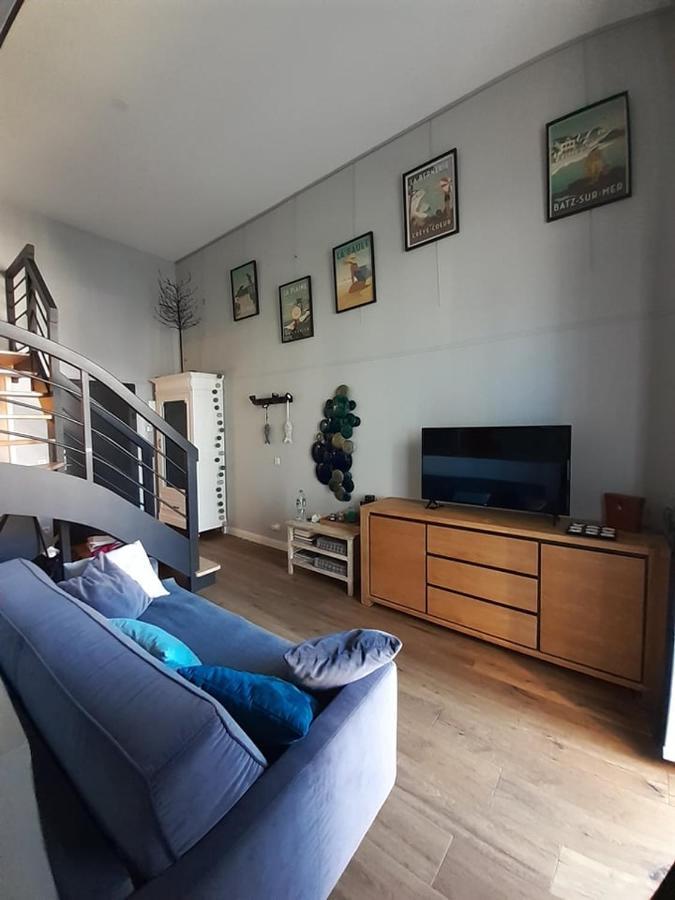 Charmant Studio En Duplex Esprit Loft Avec Balcon Vue Mer, Et Piscine Exterieure Ле Круазик Экстерьер фото